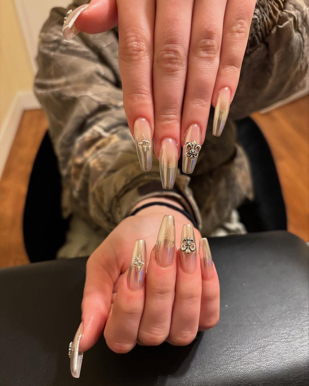 Silver Chrome Ombre Builder set